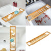 Bamboo Wood Bath Tub Rack Bathroom Shelf Tidy Tray Storage Caddy Organiser Wood