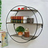 50cm Round 3 Tier Floating Shelves Wall Mount Book Display Decoration Shelf Rack