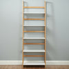 5 Tier Freestanding Tall 1.8M White Bookcase/Bookshelf Modern Storage Shelves