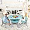 Kids Table Chair Set Children Toddler Study Painting Desk Home School W/ Drawers