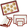 Set Of 3 Non-stick Silicone Baking Mat Reusable Oven Sheet Liner For Baking