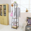 Industrial Vintage Garment Clothes Rail Metal Rack Home Hanging Storage Stand