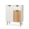 Wooden Sideboard Cabinet Buffet w/2 Doors and 1 Drawer Storage Cupboard Unit