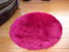 Small Plain Circle Round Circular Circles Soft Fluffy Fake Sheepskin Rugs Cheap