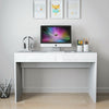 White Home Office Desk Computer PC Laptop Workstation Study Table w/ 2 Drawers