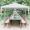 Gazebo Party Tent Marquee 3x3m Waterproof PVC Garden PE Outdoor Wedding Canopy