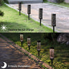 Solar Powered Garden Post Lights Waterproof LED Outdoor Yard Path Lighting UK