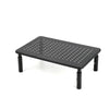 Black Height Adjustable PC Laptop Desktop Monitor Stand Computer Screen Riser
