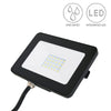 Black Slimline Outdoor LED Floodlight 20W IP65 Rated Modern Garden Flood Light