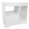 White Nightstand Bedside Table Drawer Cabinet Bedroom Furniture Storage Shelf