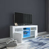 Modern TV Unit Cabinet Stand Sideboard Matt body and High Gloss Doors LED Lights