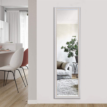 120cm Wall Mirror Full Length Dressing Mirror Bedroom Living Room Embossed Frame