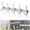 1Pcs 15 Hooks Coat Clothes Door Holder Rack Wall Mounted Hanger Stainless Steel