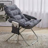Folding Garden Moon Chair Adjustable Recliner Armchair Camping Sun Lounger Stool