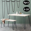 Set of 4 Hairpin Table Legs for Bench Coffee Table Furniture Desk 8 12 16 28"