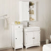 Bathroom Cabinet Single Double Door Wall Mounted Cupboard Bedroom Storage Unit