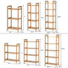 3/4/5 Tier Bookcase Shelving Unit Wood Bookshelf Free Standing Storage Display