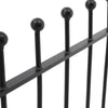 Ball Top Garden Fence 1830mm GAP x 915mm H Wrought Iron Privacy Fence Panel