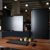 Fully Adjustable Dual Monitor Stand 13-27” Screens Desk Stand 360° Rotate M&W