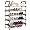5 Tier Extendable Metal Shoe Rack Stand Space Saving Storage Organiser Shelf DIY