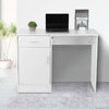 Small White Computer Desk Study PC Table Laptop Home Office Workstation Drawer