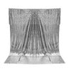 White Stage Wedding Party Backdrop Photography Background Drape Curtain 1.2X1.8M