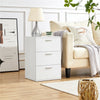Modern Bedside Table Storage Nightstand Cabinet w/ 3 Drawers Bedroom Furniture