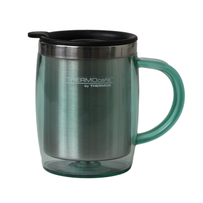 Thermos Thermocafe 450ml Duck Egg Travel Desk Mug Table Insulated Coffee Tea Cup