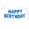 LARGE HAPPY BIRTHDAY SELF INFLATING BALLOON BANNER BUNTING PARTY DECORATION UK