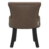 Velvet/Linen Dressing Table Stool Vanity Chair Bedroom Makeup Stool Seat Back
