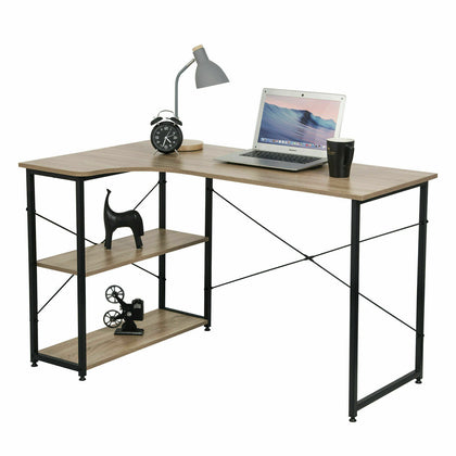 PC Computer Desk Writing Study Table Office Home Workstation Wooden Metal