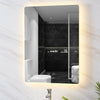 Wall Backlit Led Mirror Bathroom Makeup Mirror Adjustable Bright Frosted Edge UK