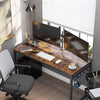Large Industrial Computer Desk Rustic Office Study Vintage Retro Writing Table