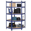 Metal 5 Tier Corner Garage Shelves Racking Storage Heavy Duty Industrial