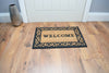 Ochre Brown Coir Door Mat Outside Inside Non Slip Entrance Rug Novelty Kitchen