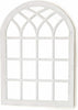 Gothic Arch Garden White Mirror Panel Rustic Wall Mounted Outdoor indoor New