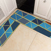 2PCS/Set Non Slip Door Mats Hallway Runner Bathroom Rug Kitchen Carpet Floor Mat