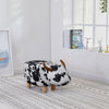Animal Footstools Upholstered Ottoman Cushion Padded Seat Rest Stool Pouffe Gift