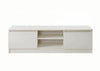 Modern TV Unit Cabinet Stand 120cm Media 2 Doors + Shelf White