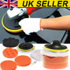 6X3 inch Buffing Pad Kit For Polishing wheel Auto Car With Drill Adapter UK