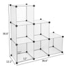 6-Cube Closet Cubes Organizer Storage Shelves Organizer DIY Cabinet