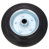 Spare replacement steel wheel for jockey wheels with solid rubber tyre 200mm