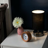 MiniSun Touch Table Lamp - Modern Chrome Bedside Dimmable Light Black Lampshade