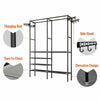 Heavy Duty Clothes Rail Rack Hanging Garment Display Stand Shoe Storage Shelf UK