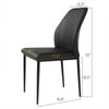 Dining Table Set Scratch-proof Slate Table and Set of 4 / 6 Chairs Kitchen Room