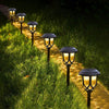 6 Pack Solar Lights Outdoor , Solar Path Stake Lights Garden Lawn Decor Lighting