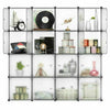 16 Cube Storage Closet Cupboard Wardrobe Modular Cabinet Shoe Clothes Organizer