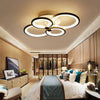 Modern Square/Ring LED Ceiling Light Kitchen Living Room Pendant Lamp Chandelier