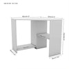 Corner Computer Desk Wooden Desktop Table 2 Shelf PC Laptop Gaming Workstation