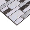 Large 3D Wall Tile Stickers Kitchen Bathroom Mosaic Self-adhesive Decor 30*30cm